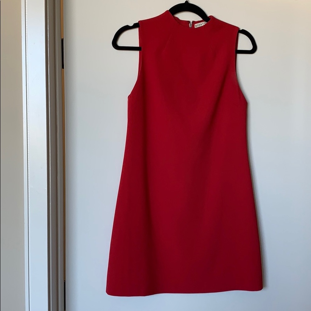 Alice and Olivia red dress